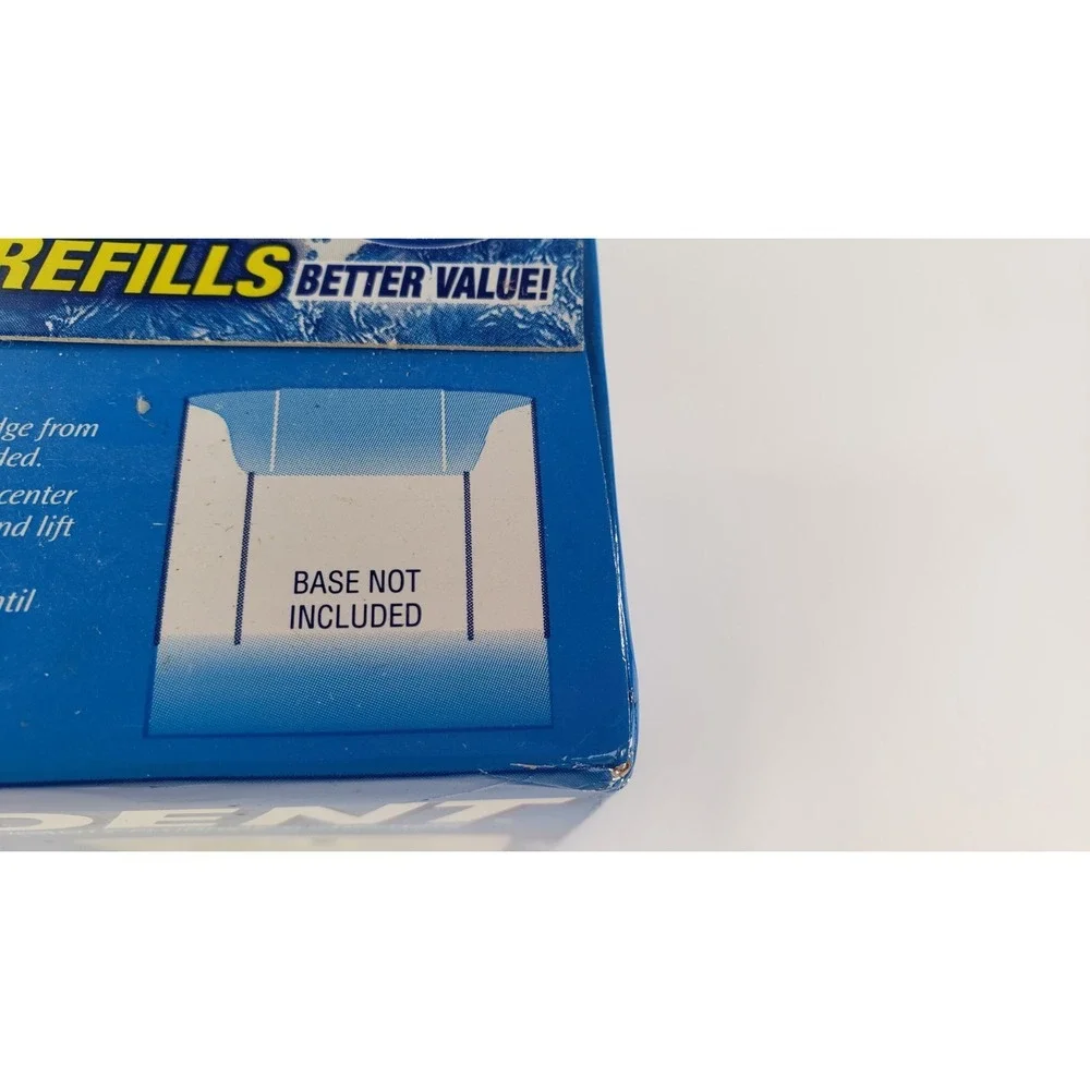 Sealed Mentadent Fluoride Toothpaste Advanced Cleaning Crystal Ice Refill Sealed